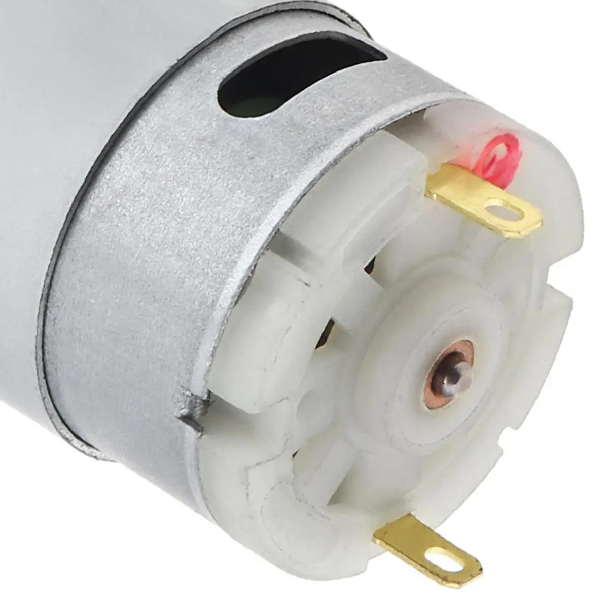 RS380 Steel Material DC Motor 5V 5500RPM Micro Motor with Shield Ring for DIY Toys Hair Drier Mini Fan Small Appliance