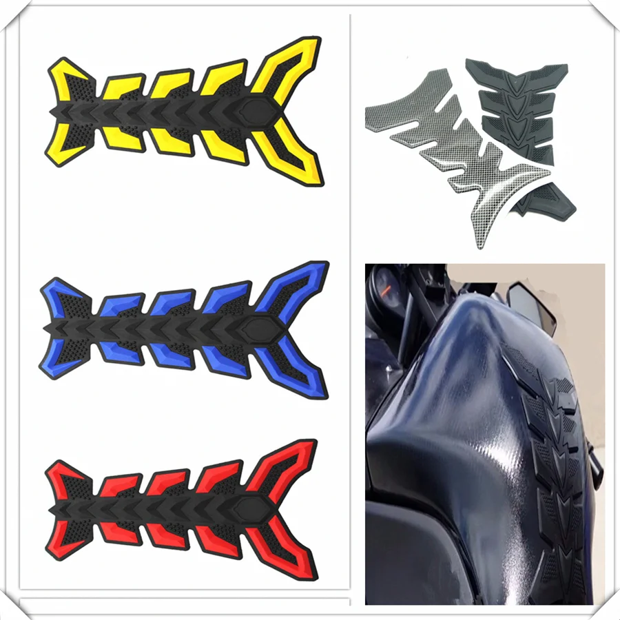 Motorfiets vis Pad Olie Gas Brandstoftank Cover Sticker Sticker voor YAMAHA YZF 600R Thundercat R1 R6 R25 R3 FZ1 FAZER FZS 1000S