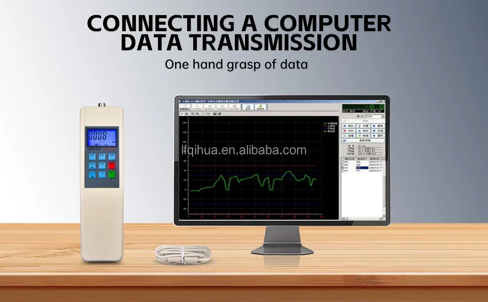 Portable Wireless 100N Digital Dynamometer 0.5% Accurate Push Pull Force Gauge for Precision Measurements 2.5 Year Warranty