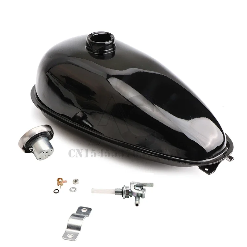 2L 3L 4L Black Gas Tank W/ Cap Petcock For 49CC 50CC 80CC 60cc Engine Motorized Bicycle Petrol Tank Fuel Tank Cap