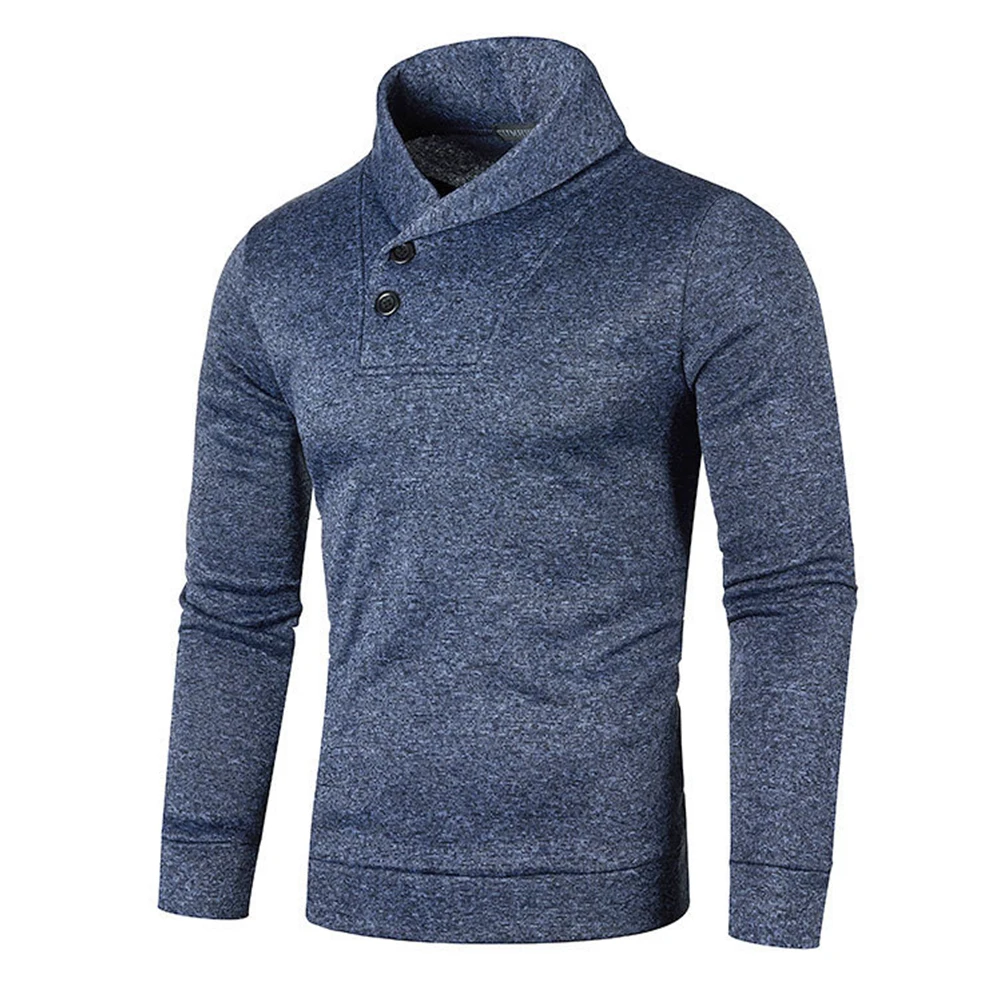 

Mens Tees Mens Tops Daily Jumper Keep Warm Long Sleeve Polyester Pullover Regular Solid Color V-Neck Comfortable