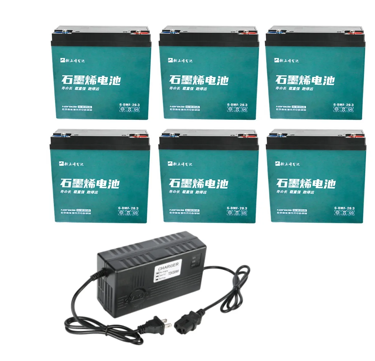 6X 12V 20Ah 6-DZM-2…