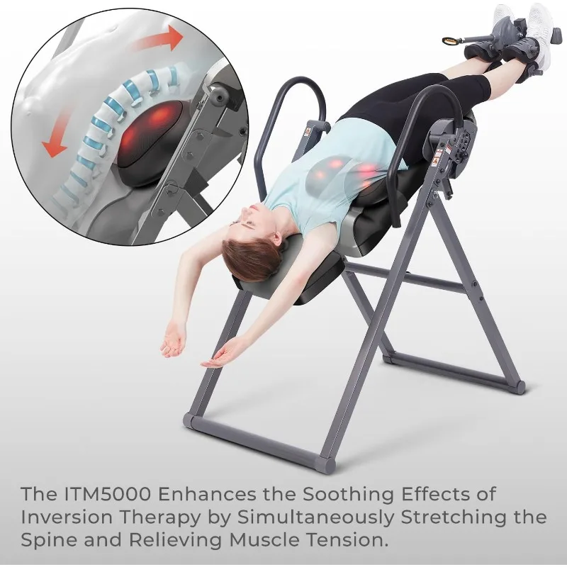 ITM5000 Therapeutic Heat And Shiatsu Massage Inversion Table