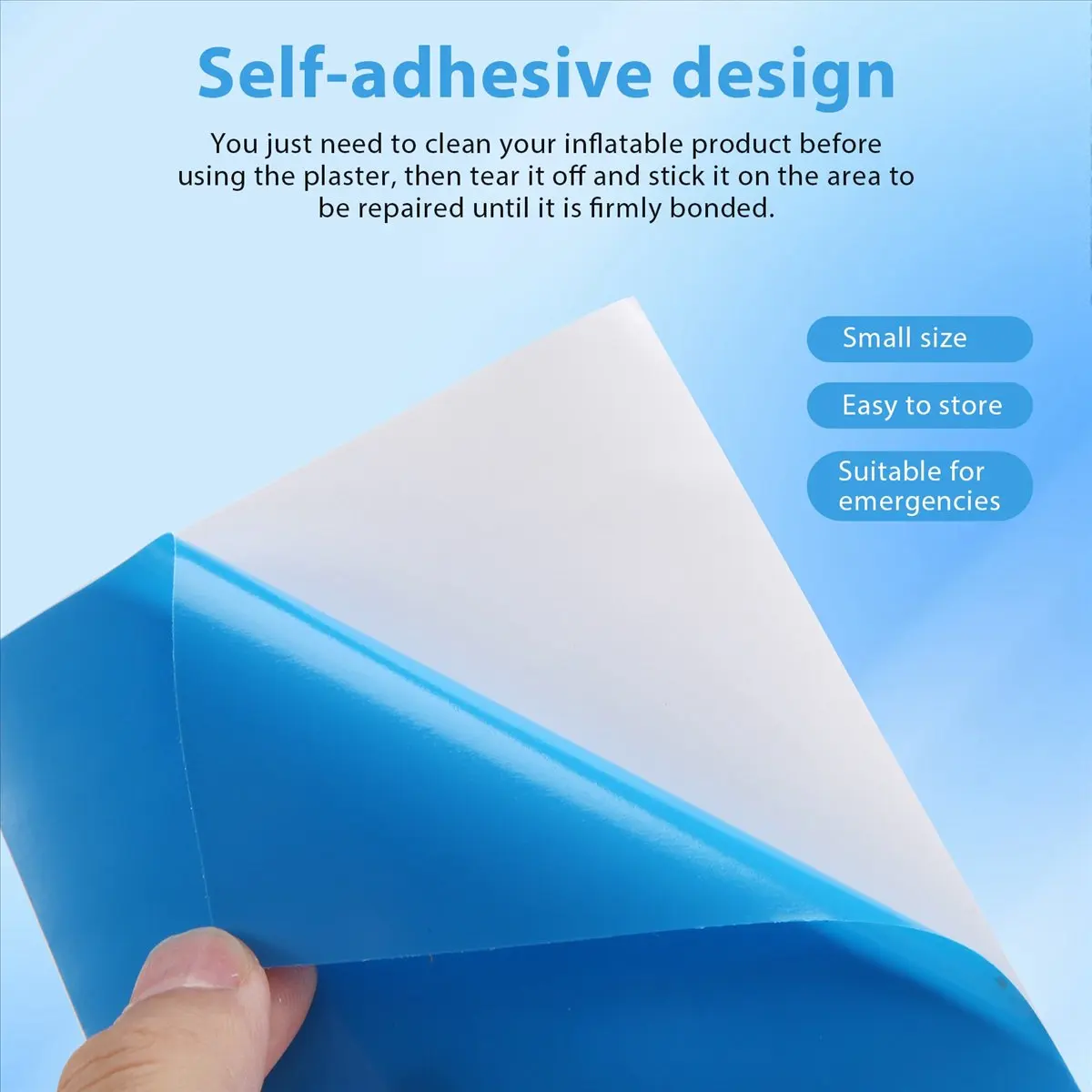 L! DT533^Self-Adhesive Repair Patches for Swimming Pools,Pool Repair Kit, Self-Adhesive Underwater Repair Pool Patches 10Pcs