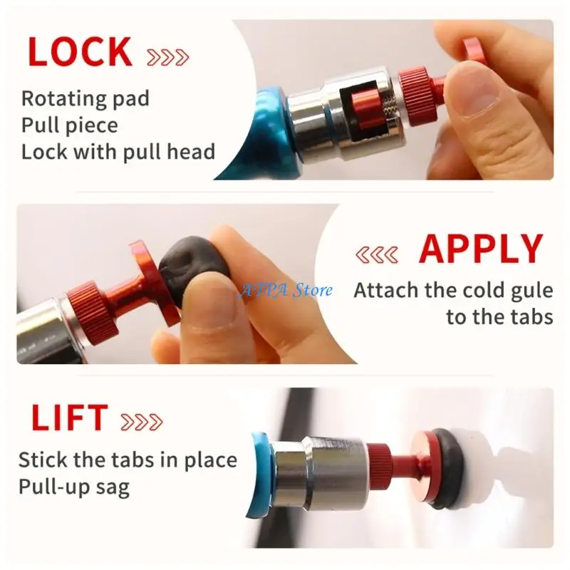 

U13C Car Body Dents Puller Tool Professional Sliding Hammer Dents Puller For Paint Scratch Hails Damage Repair