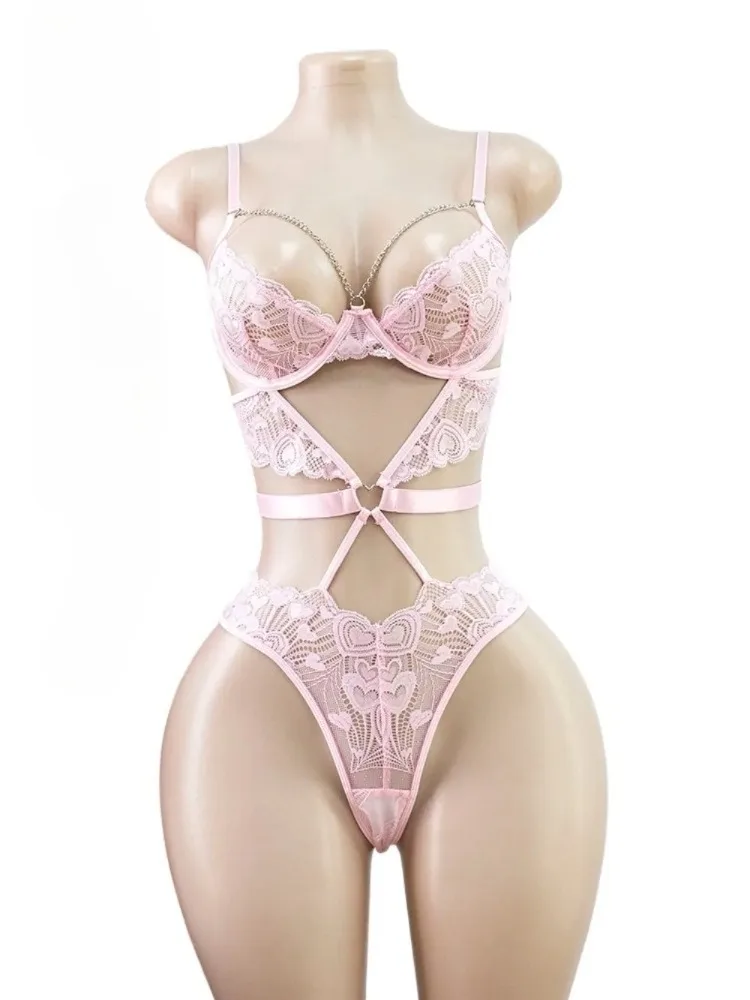 

Новинка 2026: Сексуальное женское боди с декором в виде сердца, горячее эротическое белье для женщин