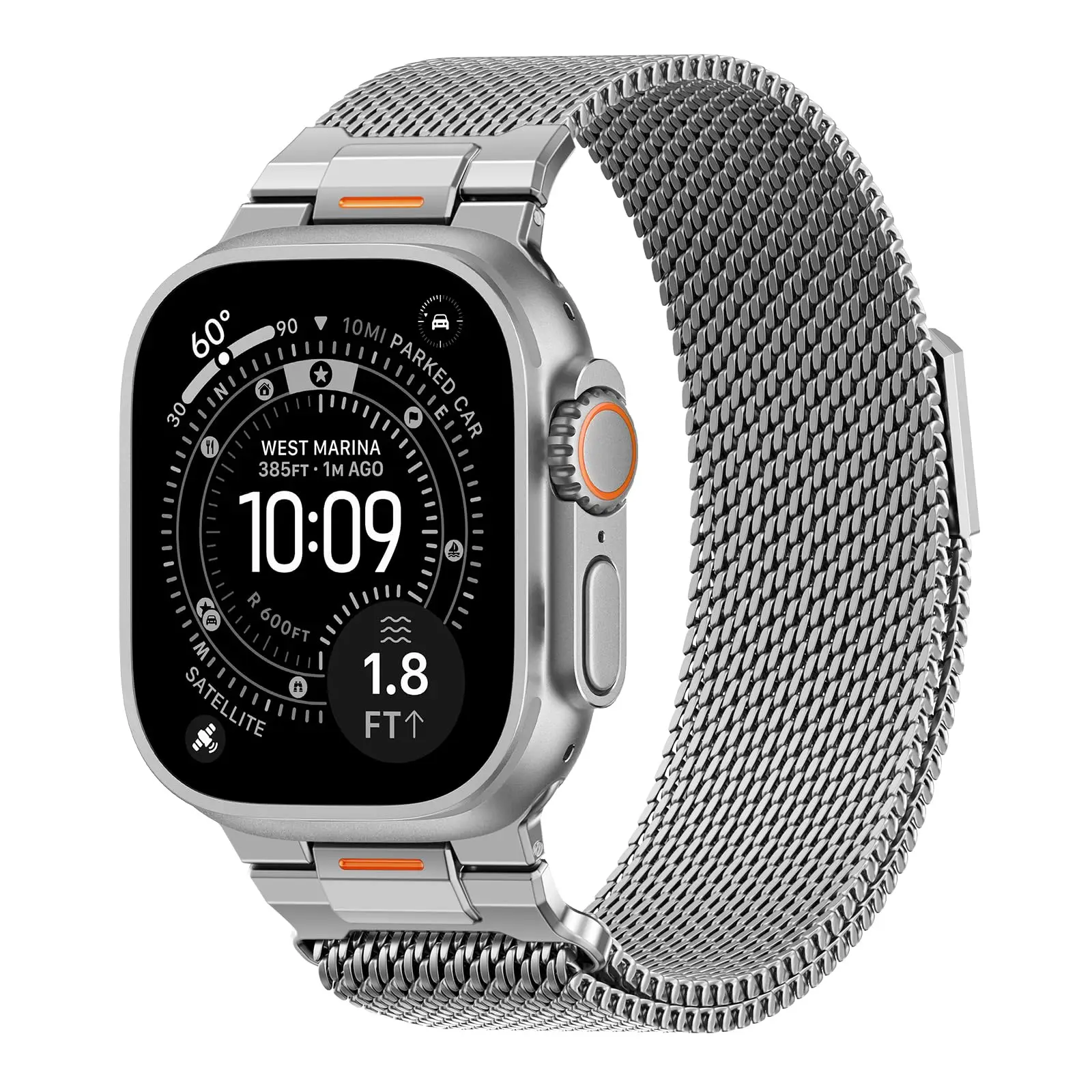 Milanaise-Schlaufenarmband für Apple Watch Ultra 3 2 Band 49 mm 46 mm 44 mm 41 mm 45 mm 42 mm 40 mm Armband iWatch Serie 11 10 9 8 7 6 SE 3