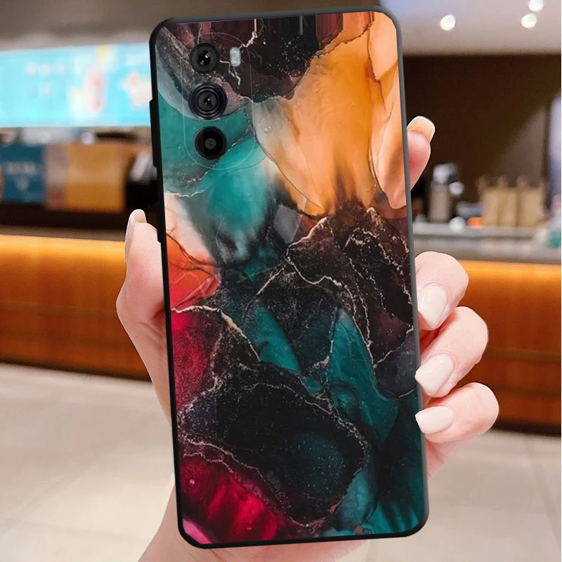 

Phone Case For Motorola Edge 50 40 Pro 60 50 40 30 Ultra Neo Fusion Moto G85 G72 G53 G54 G84 G13 G32 Marble