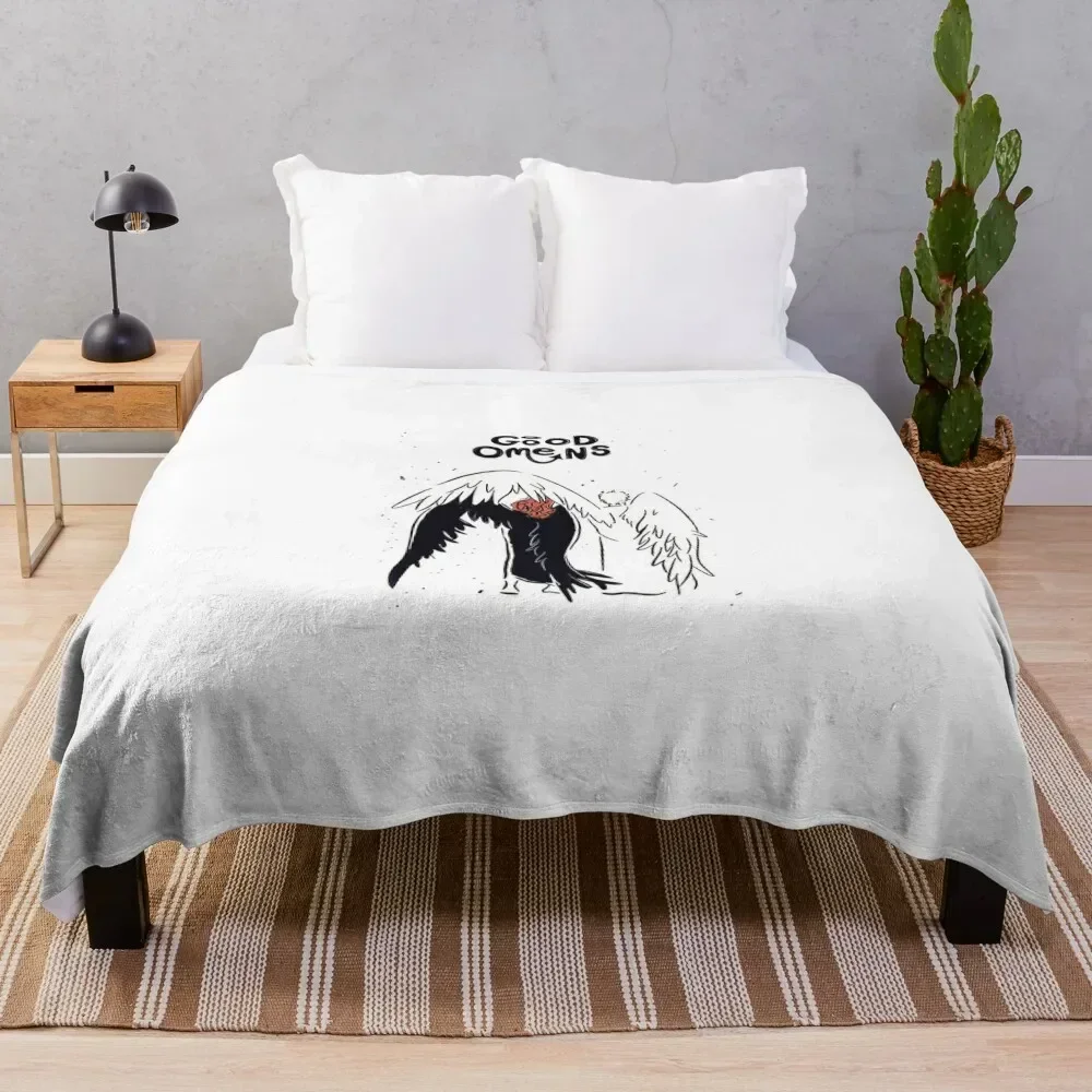 

Angel and Demon Throw Blanket Sleeping Bag Blankets For Sofas Heavy Thermals For Travel Blankets