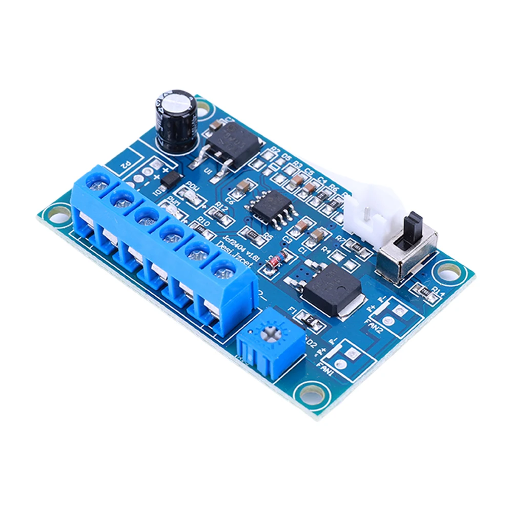 DC 12V 24V 4A Fan Temperature Control with Sensor 2/3/4 Cable PWM Thermostat Speed Governor Cooling Fan Governor for PC Fan