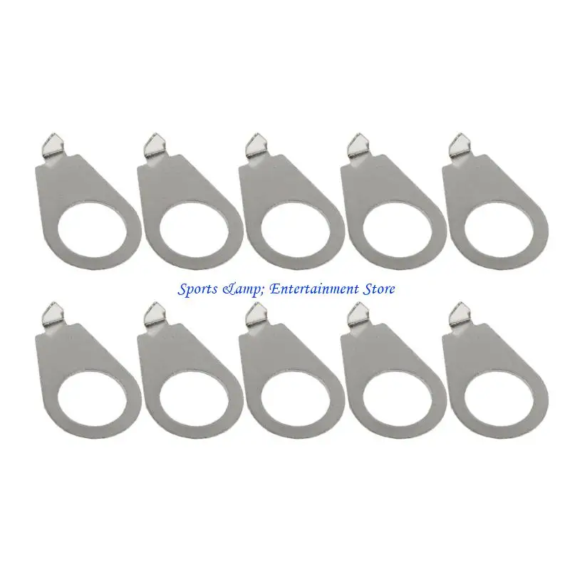 G7NF 10Pieces Guitar Knob Position Markers Metal Indicators Guitar Potentiometer Pointer Pad Suitable for Electric Guitars