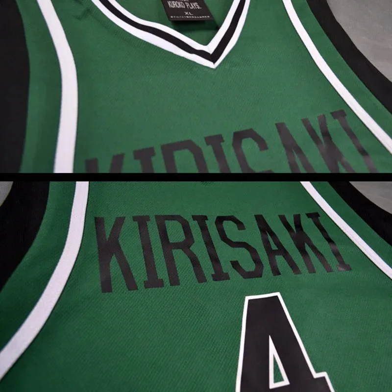 

dd12Anime Kuroko No Basuke KIRISAKI Косплей Костюм # Мужская спортивная форма Hanamiya Makoto, баскетбольная майка 4, майка