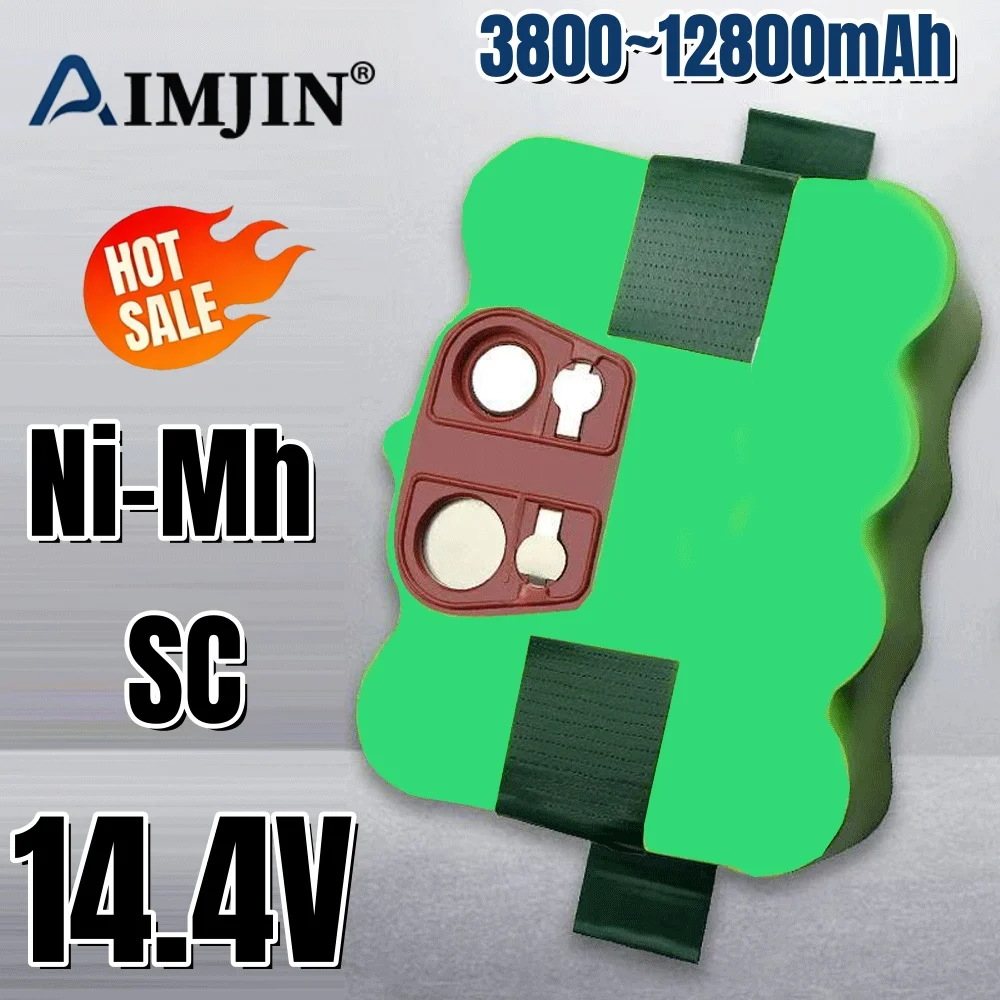 🔥 14.4V SC Ni-MH Rechargeable 6800mAh Battery Vacuum Cleaner Sweeping Robot For KV8 XR210 XR510 XR210A XR210B XR510B XR510D