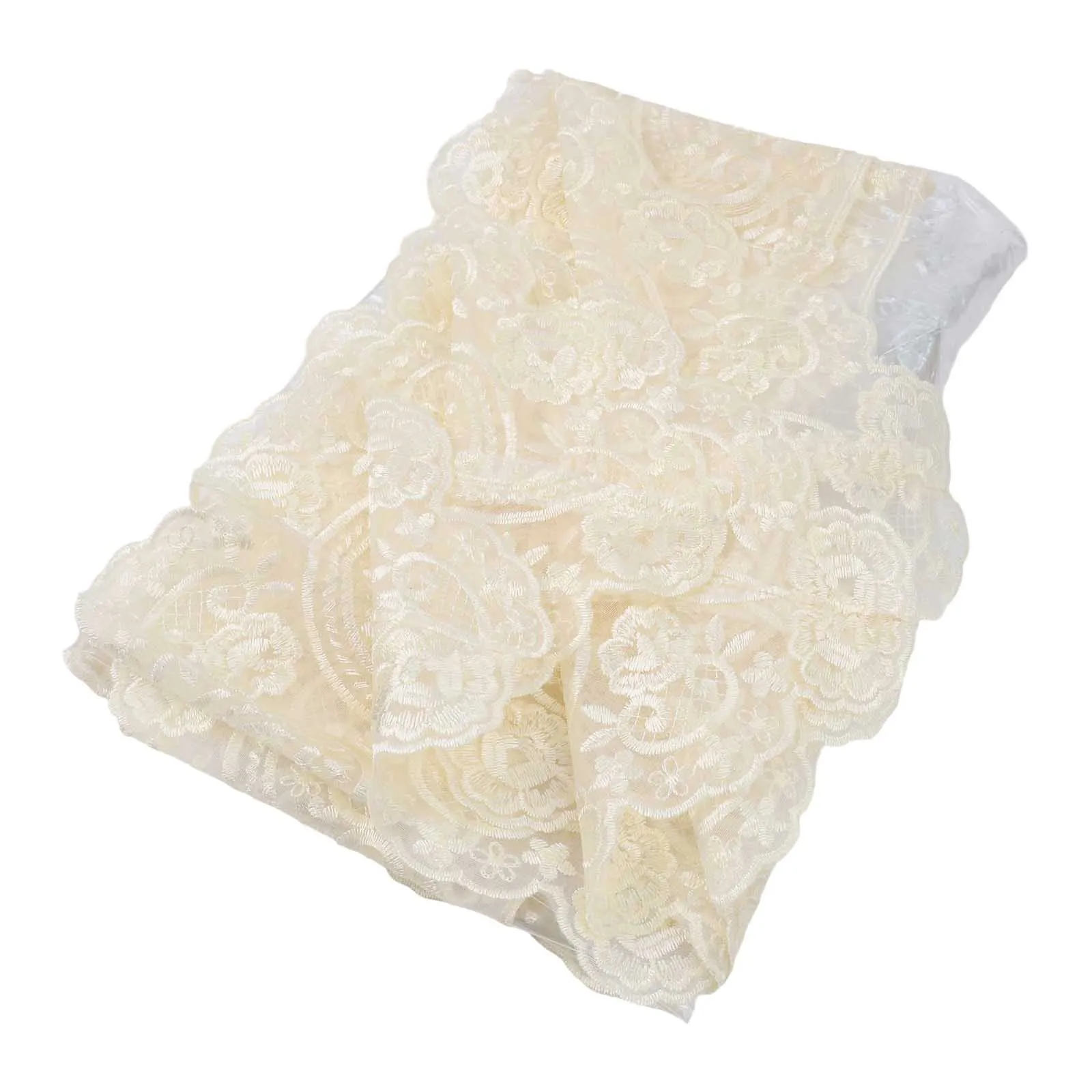 Clear Table Cover 120*170cm Lace Border Tablecloth Environmentally Material Dining Setup For Special for occasions