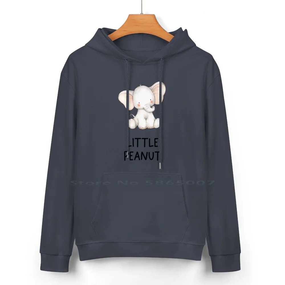 Little Peanut Elephant Pure Cotton Hoodie Sweater 24 Colors Little Peanut Baby Elephant Boy Girl Cute Funny Humorous Mommy Love