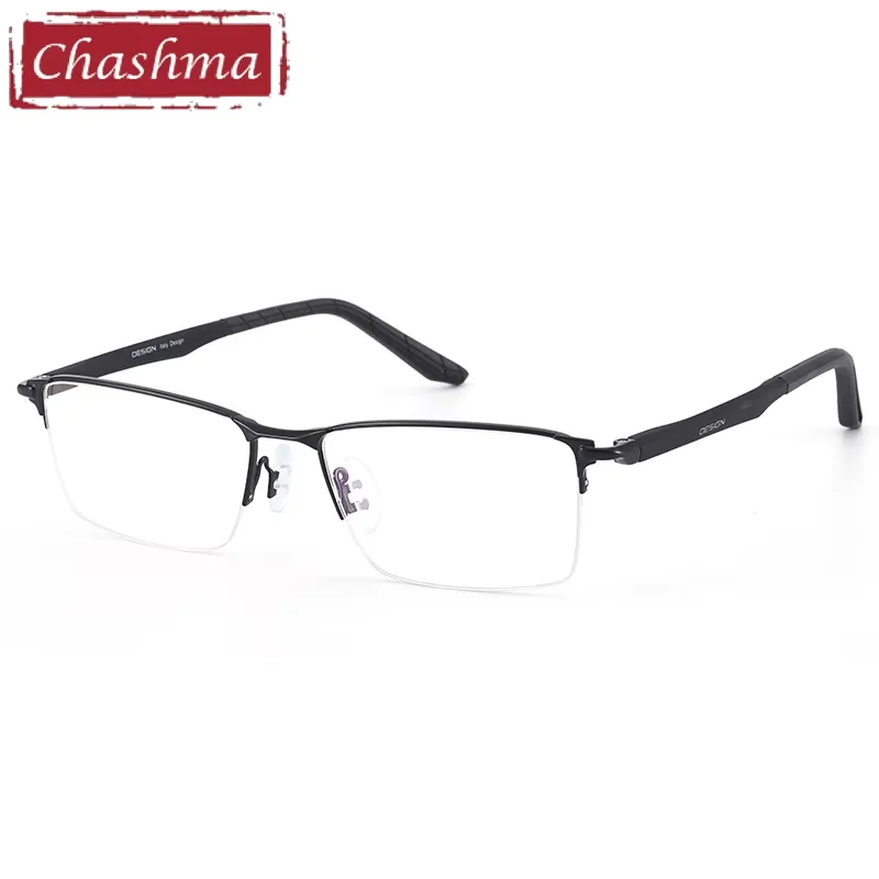 Chashma Men Progressive Glasses Frame Prescription Eyeglass Titanium Alloy Myopia Presbyopia Crystal Teens Gentlemen Eyewear