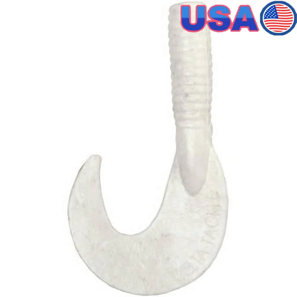 Hali Hawg Angelköder, 2er-Pack, ideales Süßwasser-Salzwasserangeln, langlebige, weiche Kunststoffköder, wirksame Fangfische