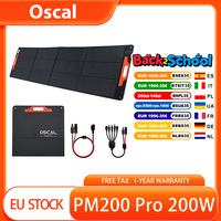 Blackview Oscal PM200 Pro 200W Foldable Solar Panel, Compatible with 95% of Power Stations, IP67, 23% High Conversion Efficiency
