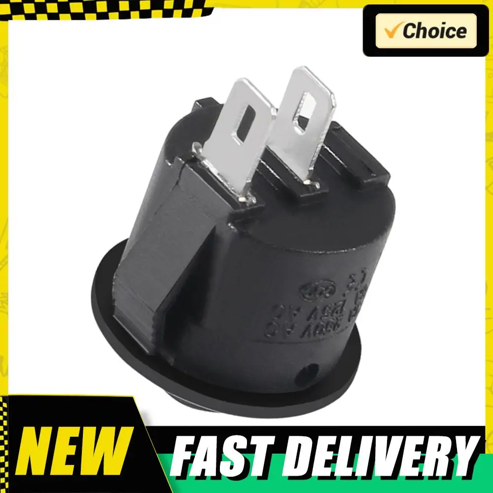 5/10/20 Stück Runder Wippschalter mit Anschlusskabel EIN/AUS 20mm DC12V-24V Kippschalter für Auto, Fahrzeug, Wohnmobil 2-polig Verkabelt