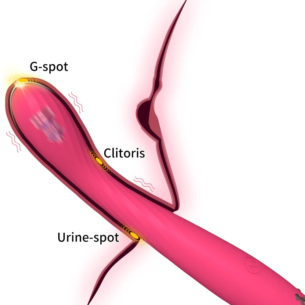 Pemula kuat g-spot vibrator untuk wanita puting klitoris Stimulator Dildo Vagina pemijat mainan seks untuk wanita orgasme dewasa