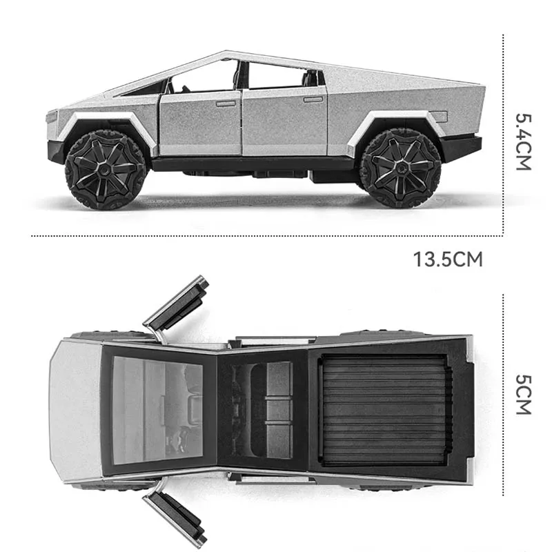 1:36 Scale Zinc Alloy Pickup Off-Road Vehicle Model Toy,With Sound Light&Pull Back,Boy Girl Birthday Gift Xmas Surprise Toy Car1:32 Scale Zinc Alloy Pickup SUV Model Toy With Sound Lights And Pull-back, Christmas Surpr