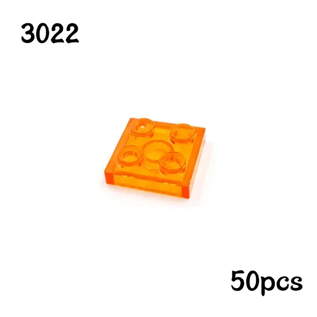 طوب متوافق مع MOC-Plate 2x2 ، مجموعة تصنعه بنفسك ، جسيم ، لغز للأطفال ، لعبة دماغ ، هدية عيد ميلاد ، أجزاء ، من من من من ، 50