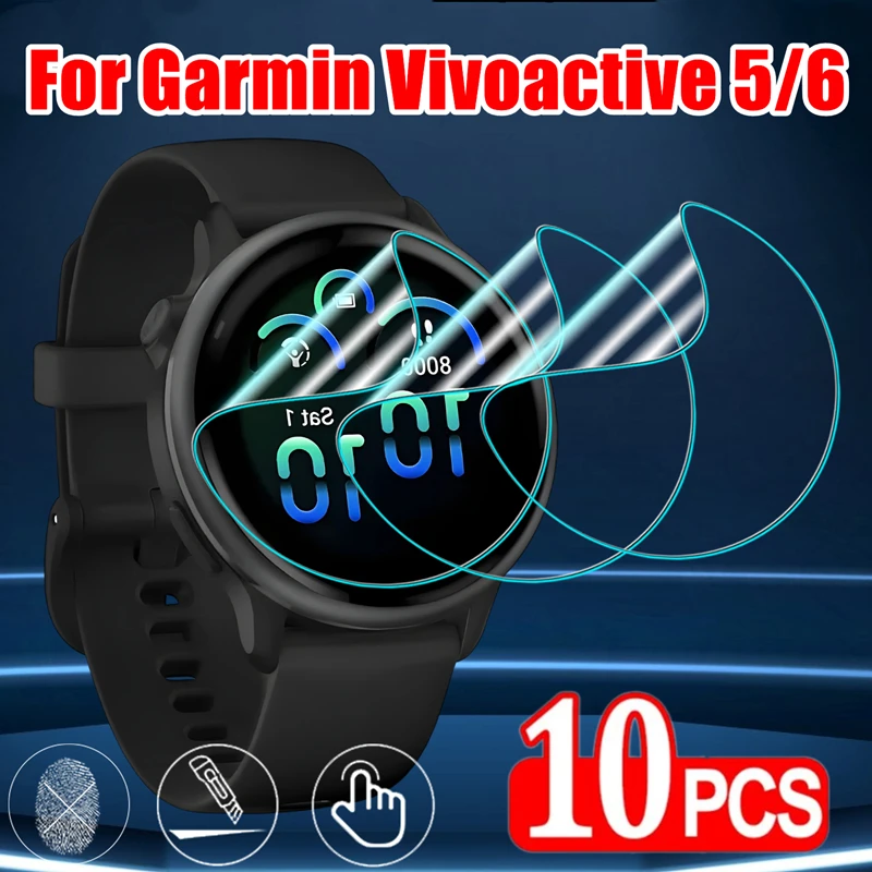 

Для часов Garmin Vivoactive 5 6 Vivoactive 6 Vivoactive 5 мягкая защитная гидрогелевая пленка прозрачная защитная пленка для экрана умных часов без стекла
