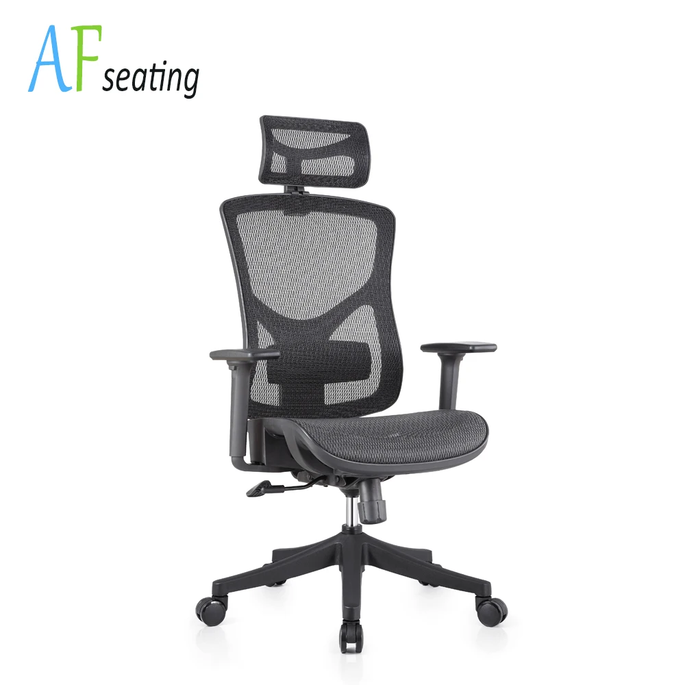 High Back Executive Ergonomic Office Chair With Headrest For Office Partition