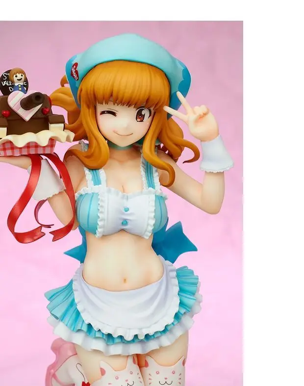 100% Original Genuine Spot Girls and the Chariot Theatrical Edition 1/7 Takebe Saori Valentine's Day Apron Maid 25CM Anime Hand