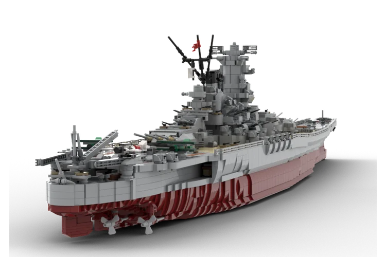 

MOC small particle building block children's toy IJN Daiwa Marine Warship Submarine Assembly Building Block Boys' Birthday Gift