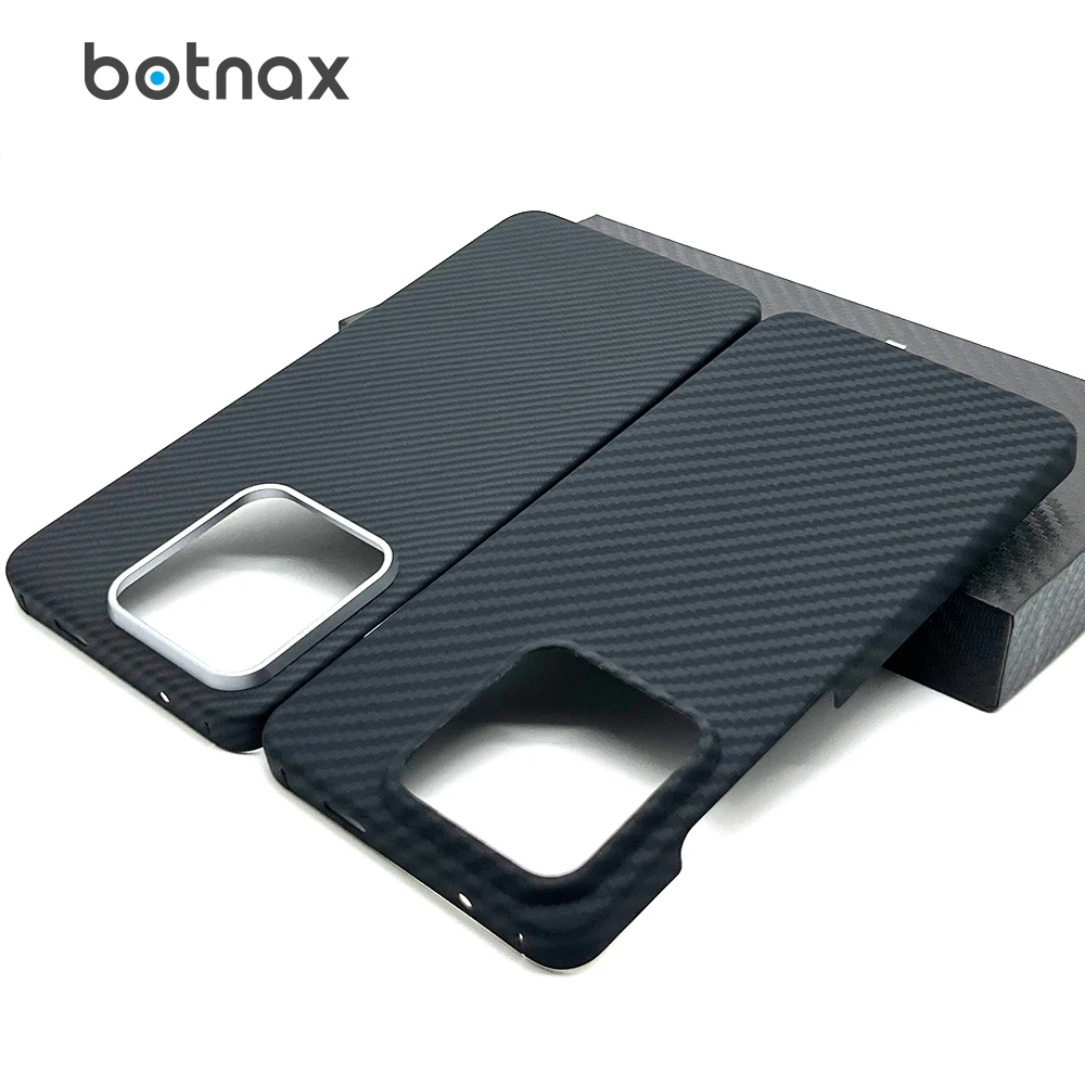 

botnax Carbon Fiber for vivo iQOO 15T Case Light Weight Anti-Scratch 15 Ultra Coque 15 Aramid Kevlar Back Cover Slim Skin Funda