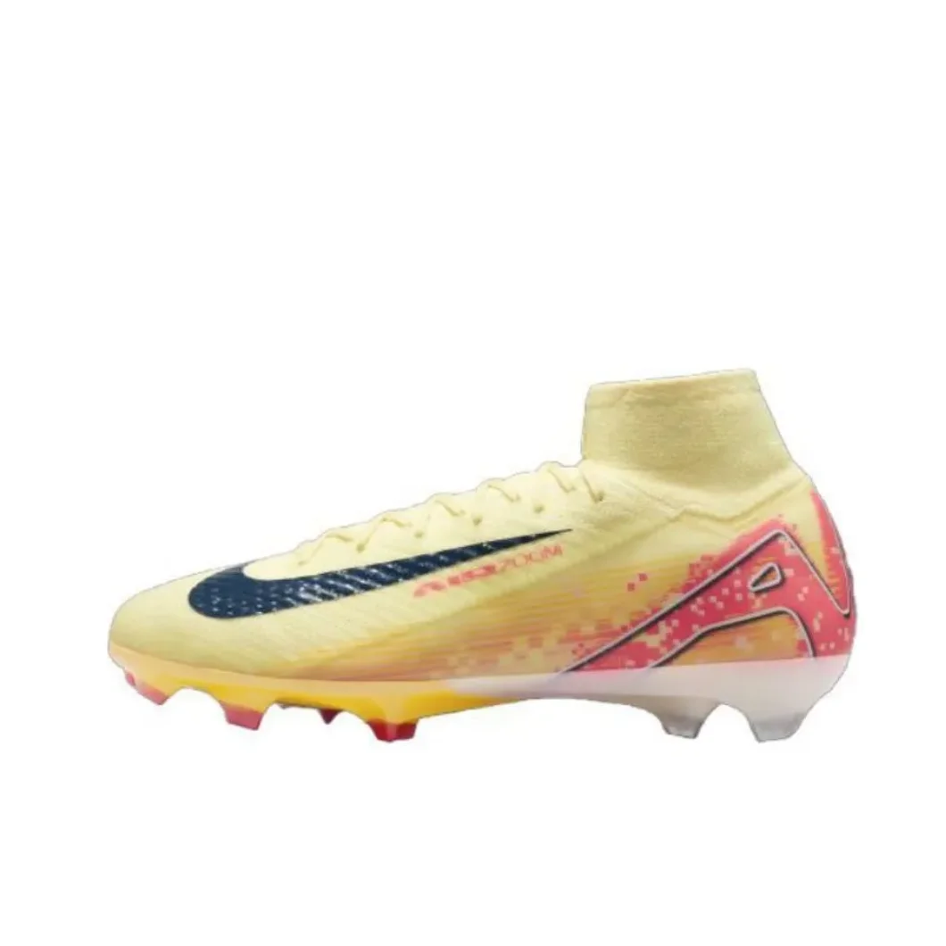 حذاء كرة القدم Nike Original Mercurial Superfly 10 Elite FG للرجال بمرابط مريحة وقبضة غير قابلة للانزلاق من العشب الصلب الطبيعي