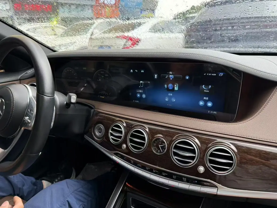 

24,6-дюймовый двойной экран для Mercedes Benz CLS 2018-2025 W257/E 2016-2023 W213/S 2019-2021 W222/G 2018-2025 W463 цифровой кластер