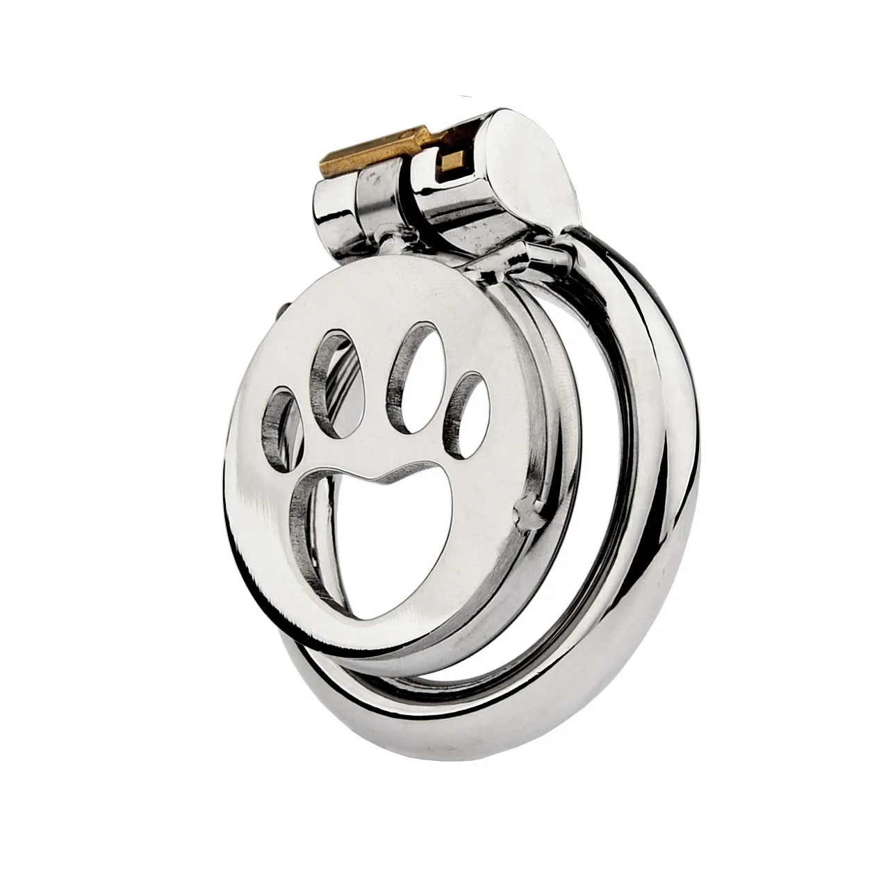 Adjustable Stainless Steel Chastity Cage Metal Safety Lock Male Wearable Intimate Accessory