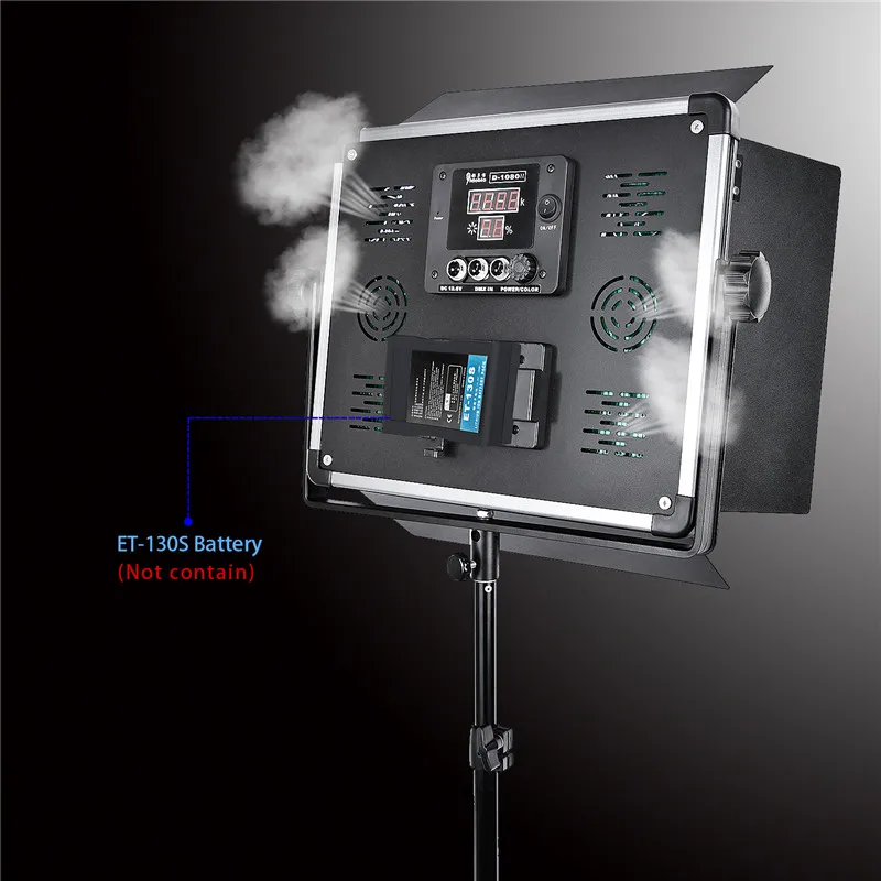 

Yidoblo 7000 Lumen LED Light Studio 85W D-1080II Video Light Adjustable Bi-color 5600K Studio Photographic Lighting Slim Panel