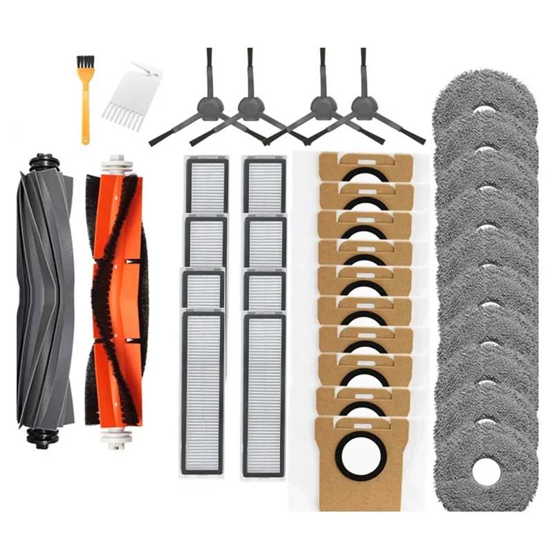 A24p para dreame bot l20 ultra/x20 pro robô aspirador de pó peças reposição acessórios escova lateral principal filtro hepa mop pano poeira