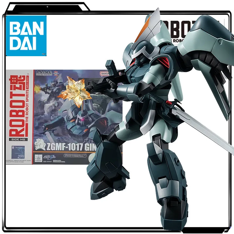 

Bandai Genuine ROBOT Anime Figure ZGMF-1017 Ginn 125mm Action Figure Toys for Boys Kids Gift Collectible Model Ornaments