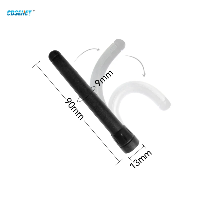 2Pcs/lot 470MHz Wifi Antenna High Gain 3.0dBi Omnidirectional SMA-J 90mm Length CDSENET TX470-JZR-9 Aerial Antena