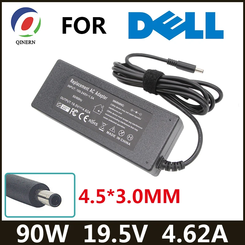 19.5V 4.62A 90W 4.5*3.0mm AC Laptop Charger For Dell XPS 11 12 13 L321X L322X for inspiron 12 14 15 24 vostro 20 Power Adapter