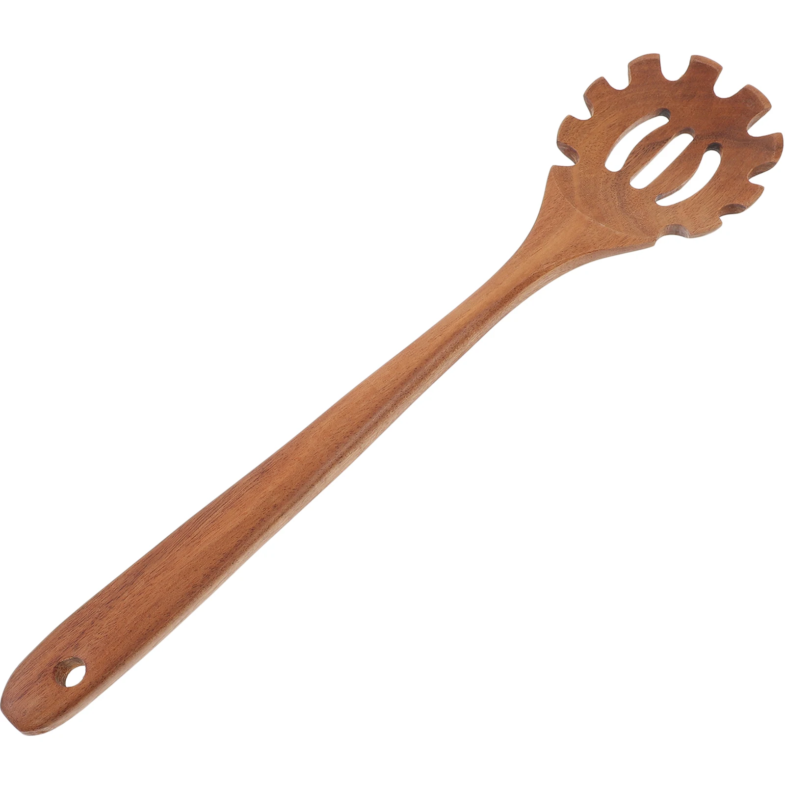 

Wooden Spaghetti Colander Filter Ladle Soup Noodle Hot Pot Spoon Food Grade Pasta Spoon Drainage Hole Long Handle Wood Utensil
