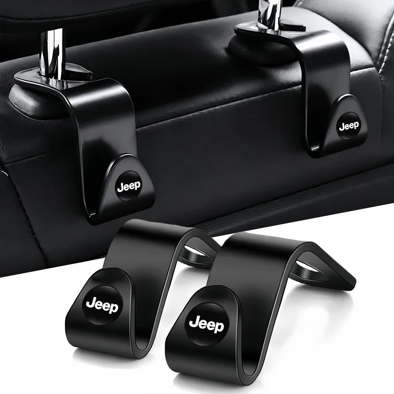 Suporte de armazenamento para assento traseiro de carro, 2 peças, para jeep wrangler, grand cherokee, avenger, compass, wagoneer, gladiator, patriot xj jl