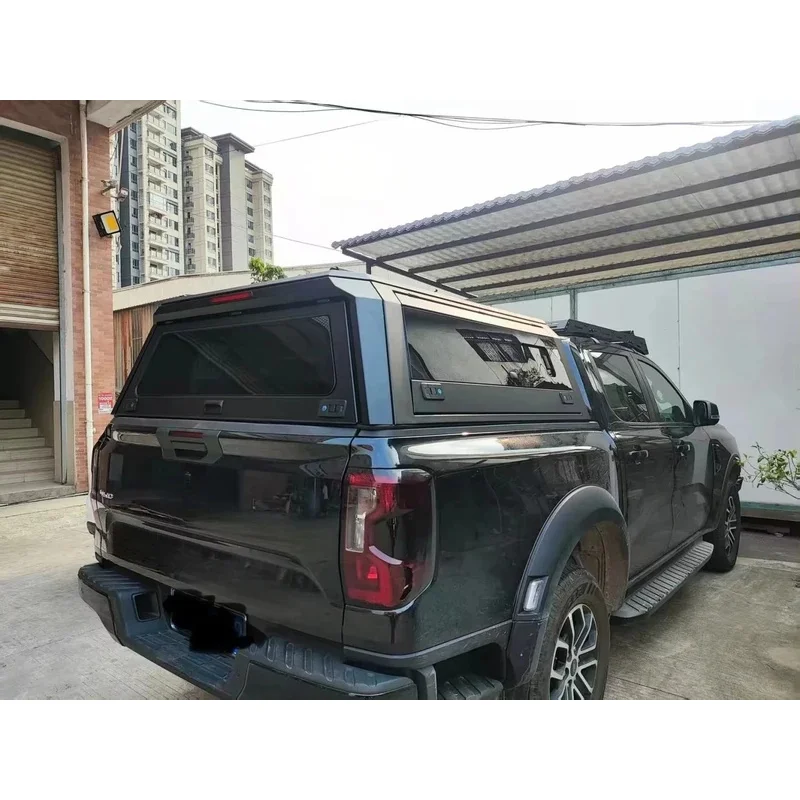 

Factory OEM ODM Waterproof Aluminum Alloy Truck Bed Canopy Topper Shark Frontier Ranger