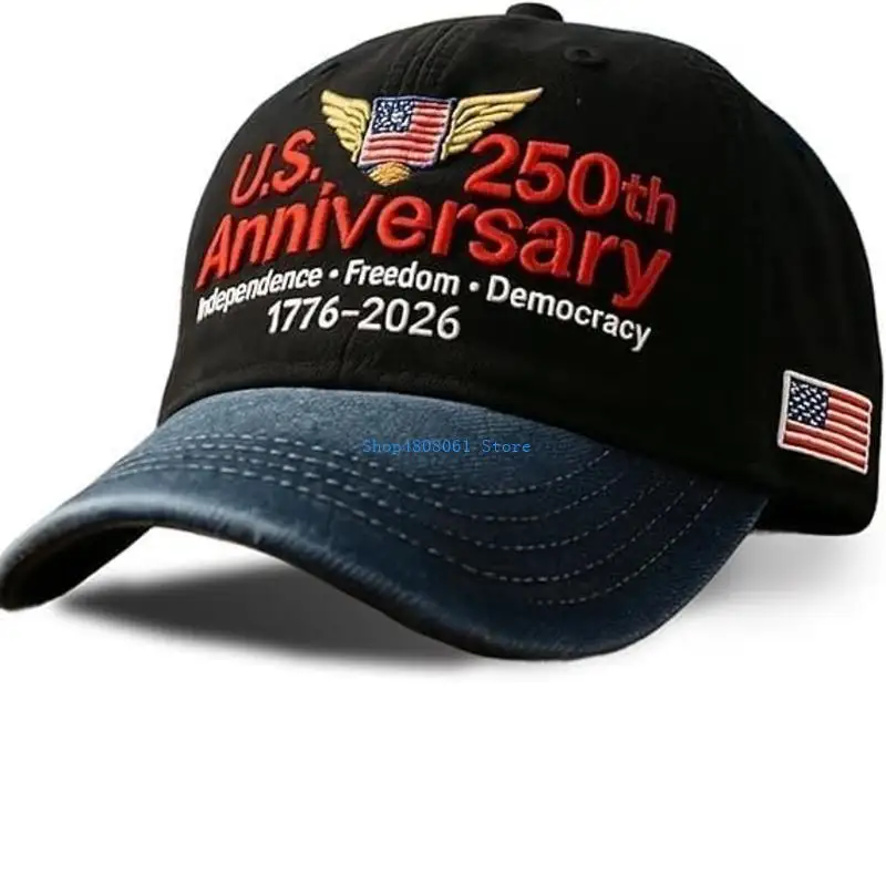 قبعة T3LC 250th Anniversary من القماش الناعم بتصميم جيد التهوية للرجال والنساء والأطفال #1