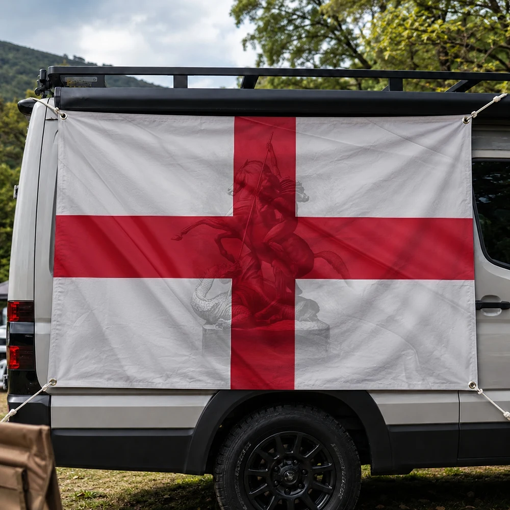 Red Cross UK Cross Of St George flag Outdoor Flag for Home Camping Party Club Decor Garden Yard Wall Hanging Banner