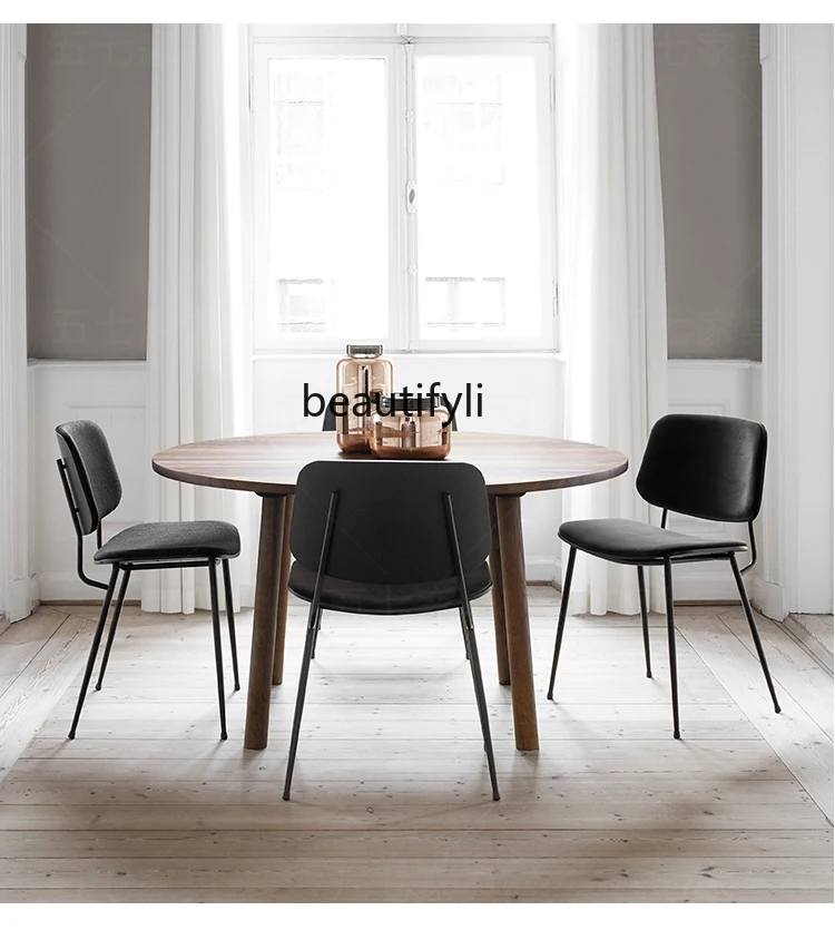 zqDanish Soeborg | Designer Minimalist Chair Coffee Shop Restaurant Armchair Home Nordic Light Luxury Dining Chair