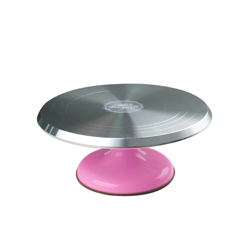 

High Quality Eco-Friendly Metal Cake Stands Decorative Turntables Kitchen Baking Tools Colored Stainless Steel