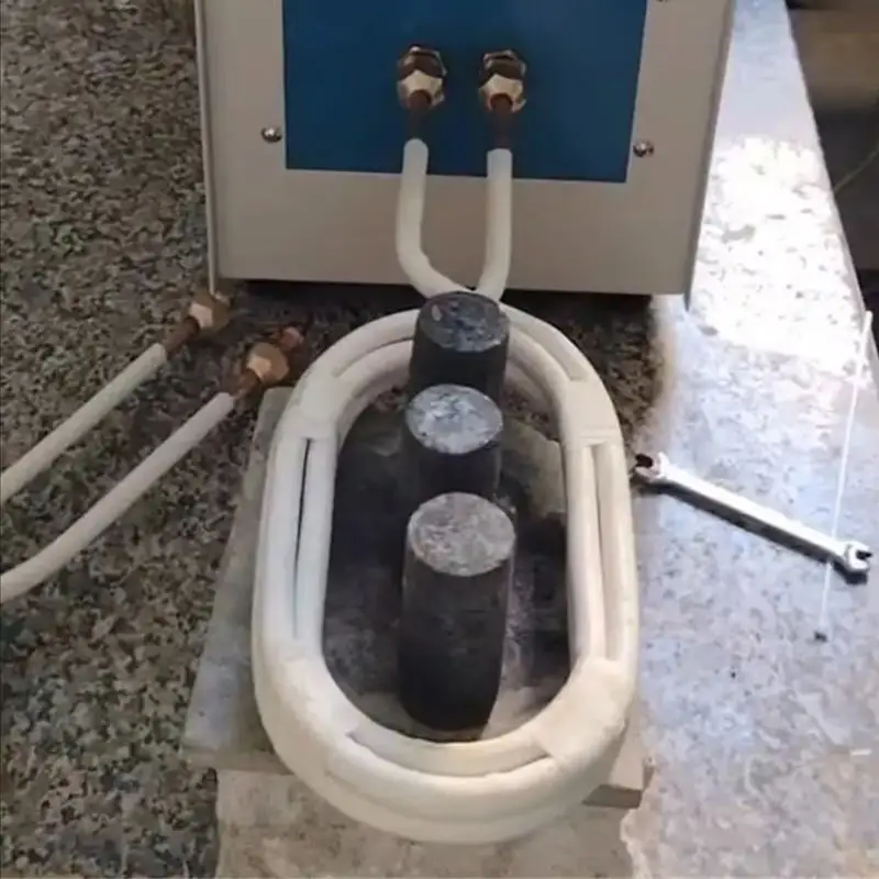 Elliptic Shape Copper Induction Heating Coil Metalworking Welding Brazing Metalworking Heating Head for Industrial Use