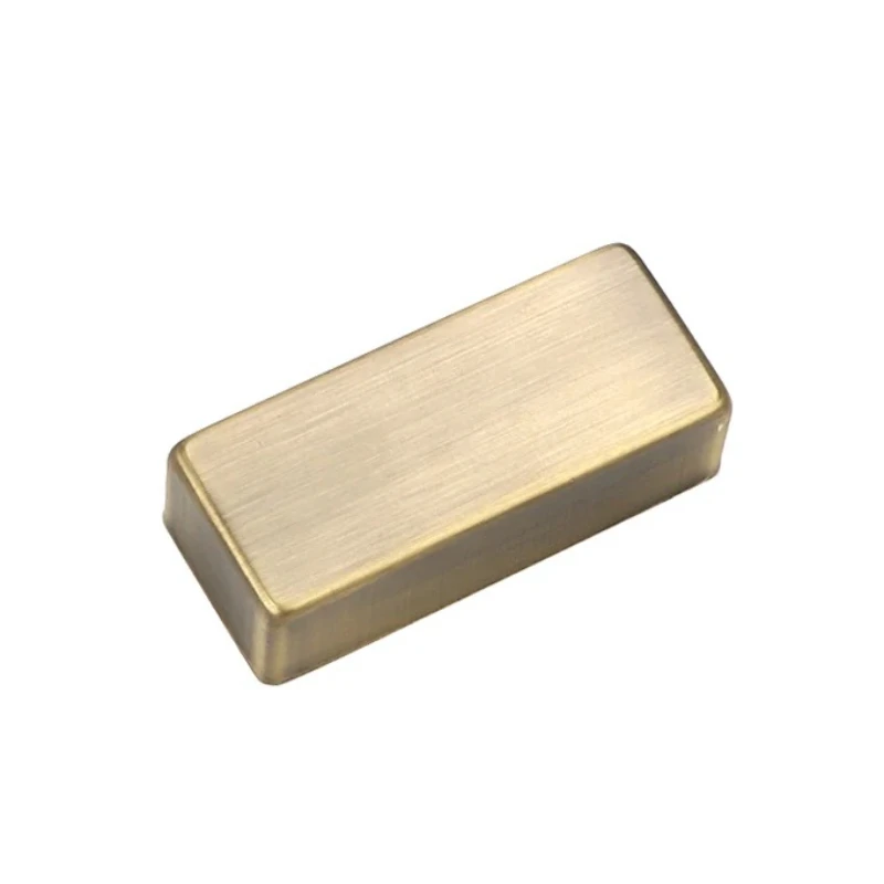 

1 шт., металлический герметичный чехол для звукоснимателя хамбакера для электрогитары, детали и аксессуары для гитары, черный/бронзовый