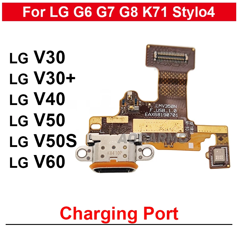 

Для LG V40 V50 V50S V30 V30 + V60 порт зарядки зарядное устройство док-станция гибкий кабель ремонт запасные части