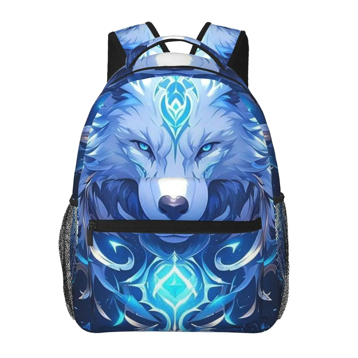 

Cool Wolf Design Animal Backpacks Boys Girls Bookbag Students School Bags Cartoon Kids Rucksack Shoulder Bag Large Capacity